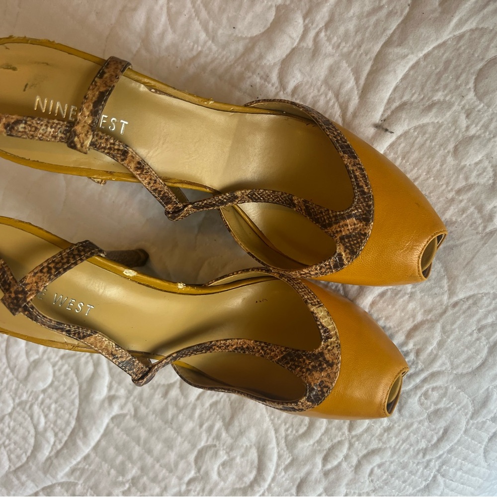 Nine W. platform sandals